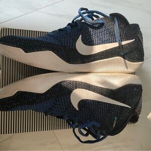 Kobe 11 Mars Parker Nike Black and Blue Athletic Shoes